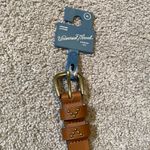 Universal Threads Women’s Brown Belt XL Gold Buckle & Gold Detail NWT Photo 1