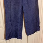 Lafayette 148 Blue Chambray Flat Front Wide Leg Pants Waist 30 Inseam 27 Photo 3