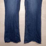 American Eagle  Super Stretch Artist Flare Jeans Size 10 Long Dark Wash Denim Photo 4