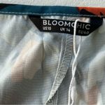 NWT!Teal Animal Print belted sleeveless pocket Midi Dress Size 10 or Medium Blue Photo 6