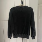 ANINE BING  Black Romona Crewneck Los Angeles Sweatshirt Photo 6