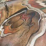 ANUSCHKA Women’s Aztec Style Handbag Multicolored Size 11X2.5X10.5 Genuine Leather Green Photo 8