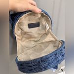 Blue Mia & Tess Crossbody Tassel Paper Bag NWT Photo 4