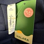 Halara  Adjustable Strap Button Multiple Pockets Waffle Overalls Blue XL NWT Photo 2