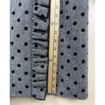 Halogen Women’s Polka Dot Ruffled Trench Coat Double Breasted Size S Petite Photo 6