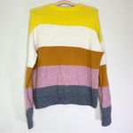 Madewell  Crofton Wool Blend Striped Crew Neck Sweater Size S Photo 2