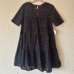 STAUD NWT  Mini Hyacinth Dress In Black Eyelet Size Medium Photo 1