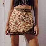 ZARA Wrap Printed Mini Skirt Photo 0