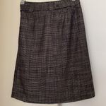 Black and white skirt with belt and pleats Photo 4