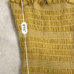 Urban Outfitters  yellow smocked ruffle tank Photo 3