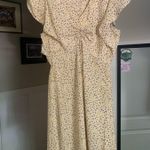 Monteau Yellow Flower Dress Photo 0