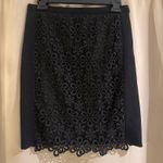 Brixon Ivy  Black Floral Lace Mini Skirt Photo 0