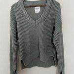 Abercrombie & Fitch Chunky knit V-neck Sweater Pullover Relaxed Fit Size Medium Photo 0