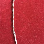 Silver chain vintage necklace 3 silver rings Photo 2