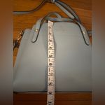 Nanette Lepore  Vegan Leather Baby Blue Shoulder Bag Photo 4