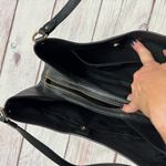 Coach  Kristy Shoulder Bag Pebbled Leather Black Gold Accents Photo 10