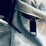 Urban Outfitters Yin & Yang Backpack Light Washed Distressed Denim Zip Unisex Photo 7