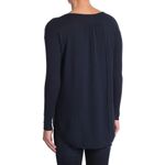 Sweet Romeo  Black Light Waffle Knit Long Sleeve Henley Top Size 1X Photo 2