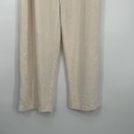 Ecote  Womens Cream‎ Medium Rayon Soft Girl Drawstring Waist Summer Jumpsuit Med Photo 9