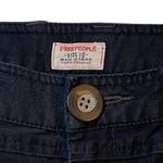 Free People  Black Bermuda Patch Pocket Shorts Size 10 / 9”inseam   Photo 2