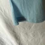 Princess Polly : Light Blue Barbarossa Ribbed Tie-Front Top- Bell Sleeve- 4 Photo 6