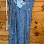 NWT Gather & Gown Kayla timeless blue lace dress Size 12 Photo 7