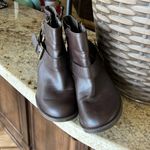 Altar'd State Ankle Boots Brown Booties Heels Side Zip Womens 6 Photo 6