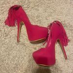 Posh hot pink heels Size 6 Photo 0