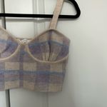 ASTR NWOT  The Label Plaid Cami Knit Tank Top with Adjustable Straps Photo 1