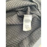 Korye Black Waffle Knit Cowl Neck Long Sleeve Pullover Top Photo 3