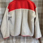 J.Crew Cozy Fleece Jacket with Red Accents Photo 2