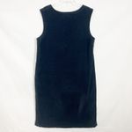 Lands' End Vintage Y2K Corduroy Pullover Black Midi Dress Size 12 Photo 4