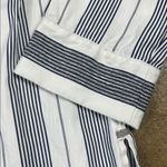 Lafayette 148 New York off shoulder dark indigo and White Striped Top
Size: M Size M Photo 1