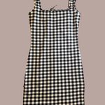 SheIn NWOT Black And White Gingham Mini Dress Photo 0