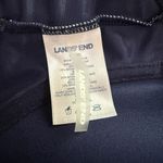 Lands End Blue Front Twist Underwired Bra Support Bikini Top Size 14DD UPF50 Photo 2