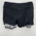 Lululemon Pace Rival Skirt Black White Active Tennis Pickleball Skort 4 Photo 7