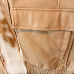 French Connection Size XL Vegan Leather Zipper Waistline Jacket Sherpa Collar Photo 6