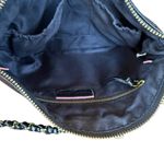 Elliott Luca Messina 3 Zip Genuine Leather Crossbody Black Photo 7