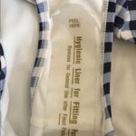 Gap Love By RETRO Molded Bandeau One Piece Swimsuit Sz. M Gingham Pool Beach Photo 4