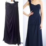 Bill Levkoff Purple One Shoulder Maxi Dress Photo 1