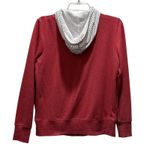 Disney  Parks Minnie Mouse Sweatshirt Women Jacket Zip UP Hoodie Red‎ Small Polka Photo 2