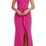 Dress the Population NWT Kai Sweetheart Neckline Strapless Gown Fuchsia Photo 0