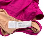 J.Crew NWT  Women's Pink Ruched V-Neck One-Piece Swimsuit Size 18 Poolside Photo 5