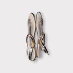 Madeline Stuart  Gold Leather Sandals with Rhinestones Size 8 M Photo 1