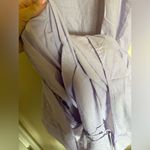 ZARA  Cotton Midi Dress Sz Medium Pastel Purple Lavender‎ Strappy Tiered Flowy Photo 5