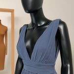 Lulus  Dress Denim Blue Heavenly Hues Maxi Dress Size xs Photo 3