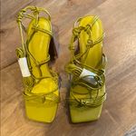 ASOS Green Strappy Heels with Block Heel Photo 0