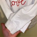 French Connection  Love Is Love Long Sleeve Crew Neck Pullover Sweatshirt 🆕 Photo 8