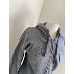 DELIAS Hooded Sweatshirt Womens Sz XL Grey Full Zip Mid Weight 90s Gray Photo 1