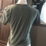 No Boundaries  size large green scrunched crop top Photo 6